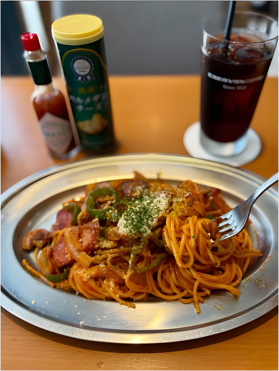 ナポリタン テーブルシーン